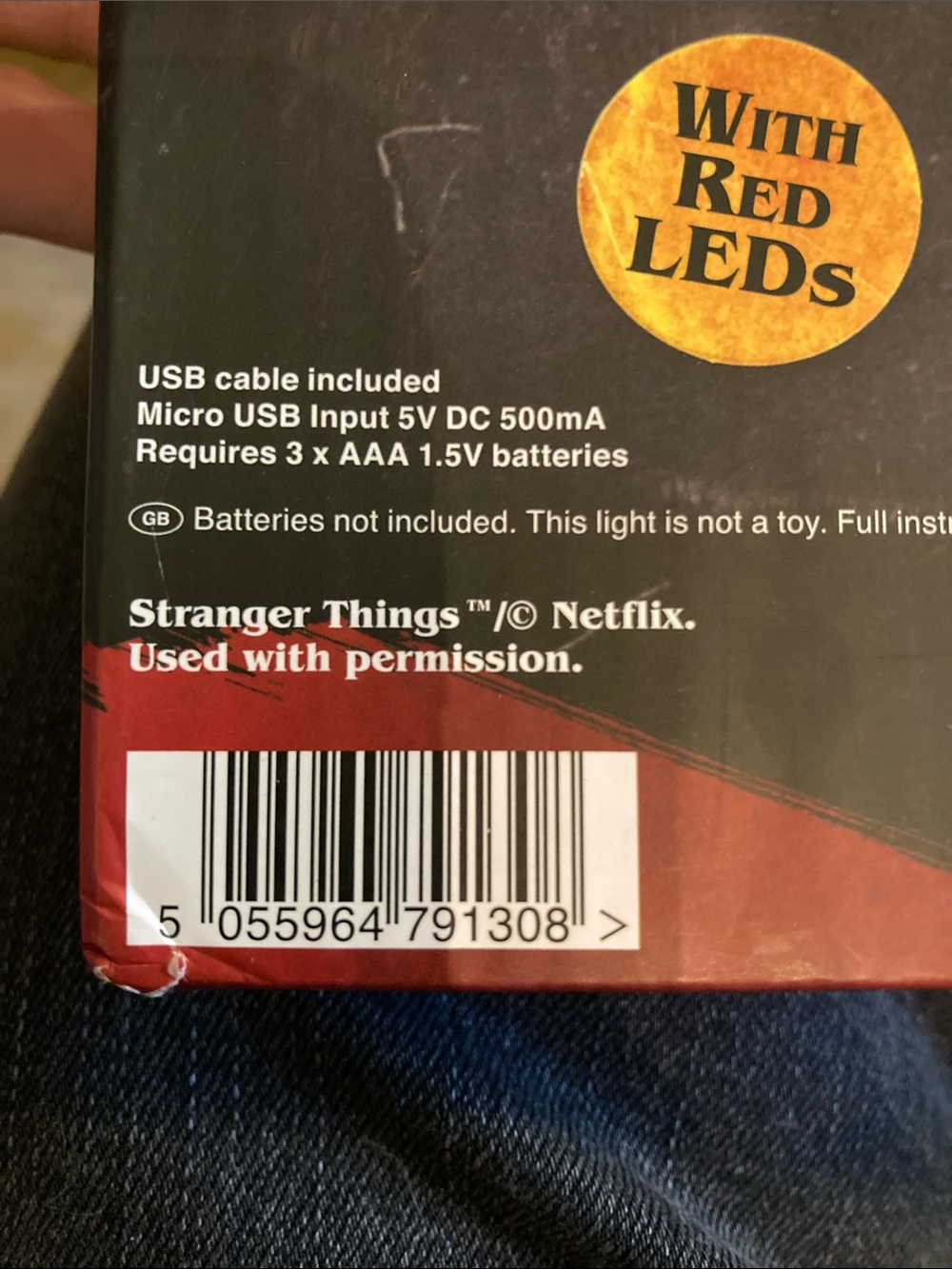 Stranger Things VHS Light with Red LEDs - Picture 7 of 7